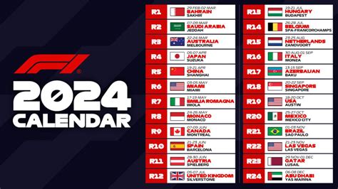 f1 scheduke